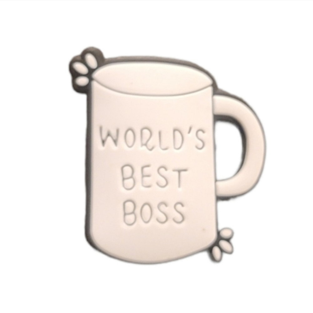 NEW The Office World's Best Boss Coffee Croc Charm